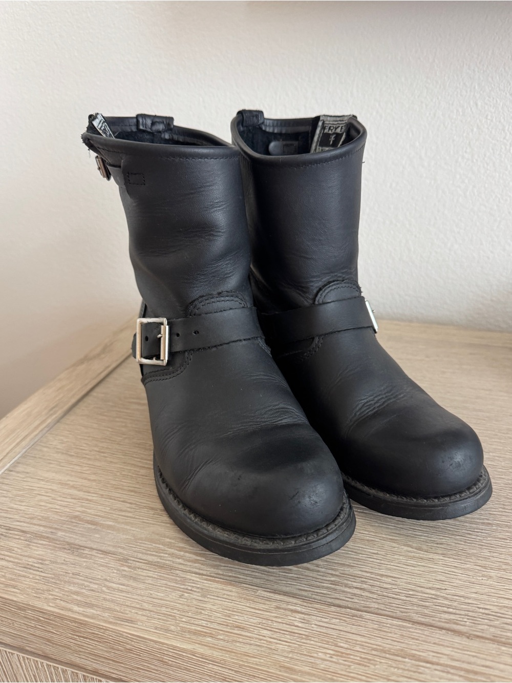 Frye Leather Ankle Moto Boots - Picture 2 of 5
